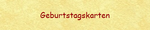 Geburtstagskarten