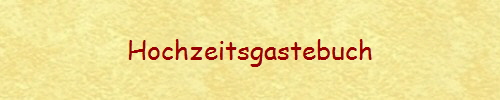 Hochzeitsgastebuch