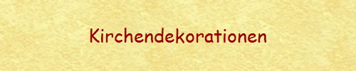 Kirchendekorationen