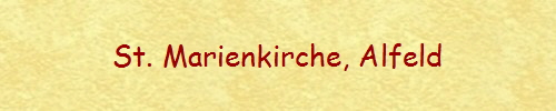 St. Marienkirche, Alfeld