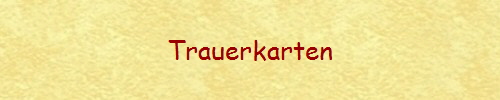 Trauerkarten