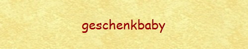 geschenkbaby